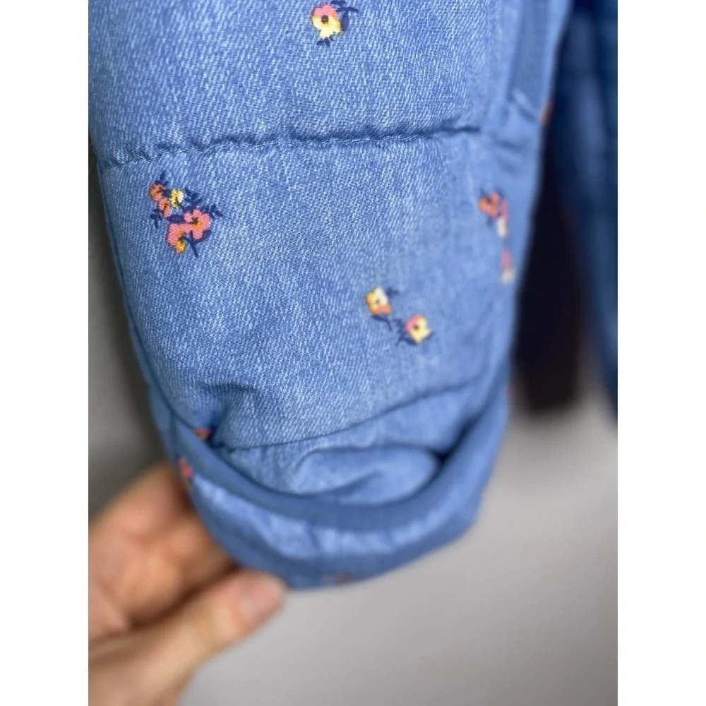 Adorable floral OshKosh B'Gosh 6 9 months Snowsuit Bunting